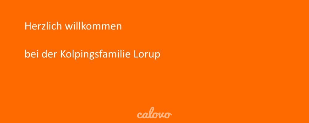 Kolpingsfamilie Lorup