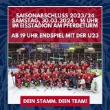 ECH Saisonabschlussparty 2023/2024 mit U23 Heimspiel
