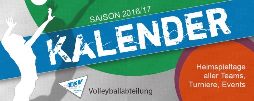 Heimspieltage/Events Volleyball Saison 16/17