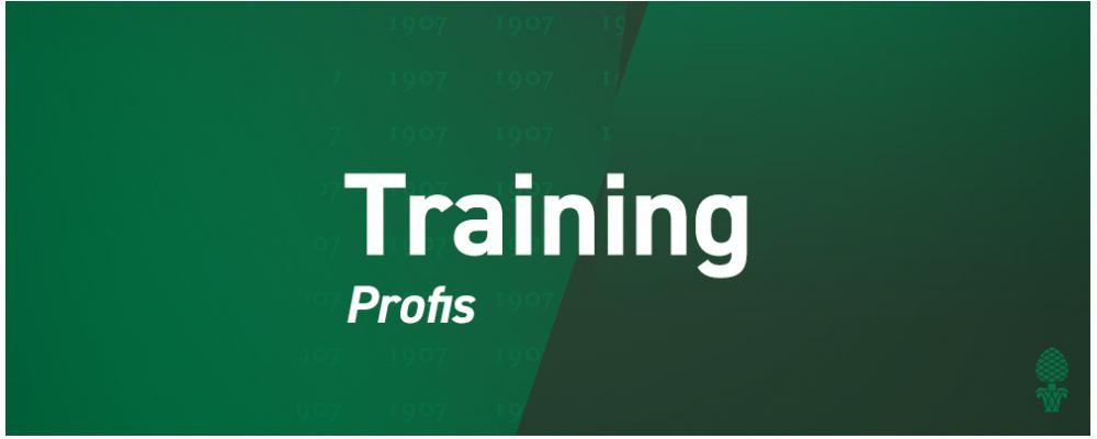 Profis | Trainingszeiten