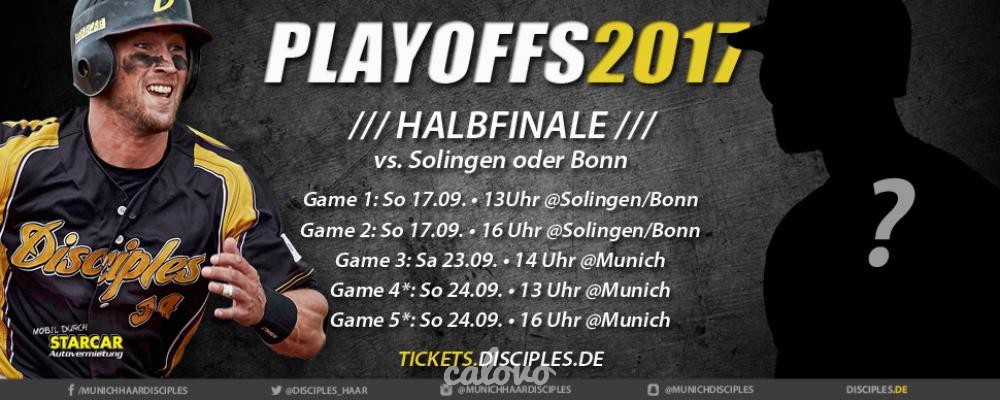 München-Haar Disciples - Spielplan 1. Bundesliga 2017